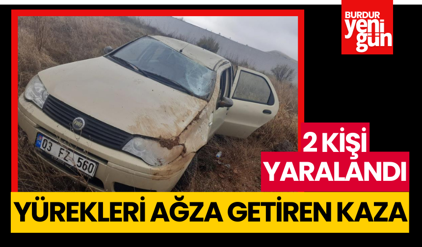 Önce Kontrolünü Kaybetti Sonra Takla Atarak Şarampole Yuvarlandı