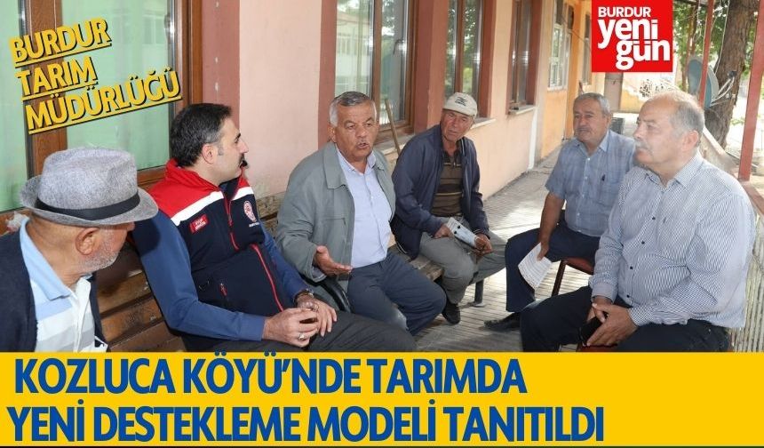 Kozluca Köyü'nde Tarımda Yeni Destekleme Modeli Tanıtıldı