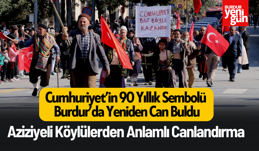 Cumhuriyet’in 90 Yıllık Sembolü Burdur’da Yeniden Can Buldu