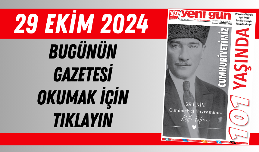 29 EKİM 2024 SALI BURDUR YENİ GÜN GAZETESİ SAYFALARI