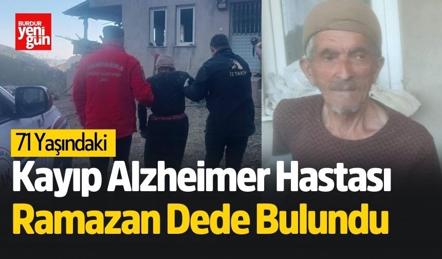 Kayıp Alzheimer Hastası  Ramazan Dede Bulundu