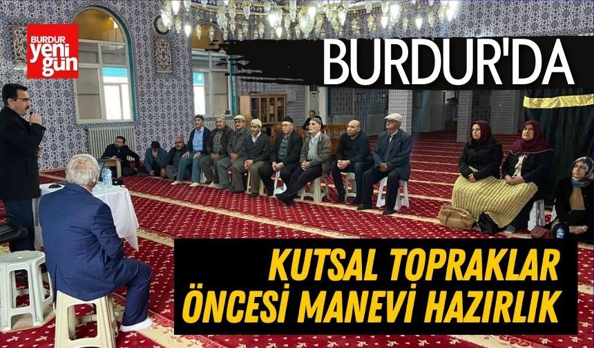 Burdur’da Umre Yolcuları Bilgilendirildi