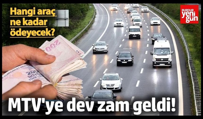 Motorlu Taşıtlar Vergisi Yüzde 43,93 Zamlandı