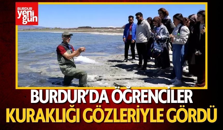 Burdur Gölü’nde Anlamlı Ders