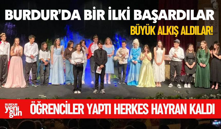 Burdur'da 15 Temmuz Anadolu Lisesi öğrencilerinden Bir İlk!