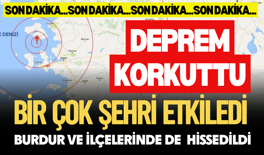 Gece Yarısı Deprem! Bir Çok İlde Hissedildi!