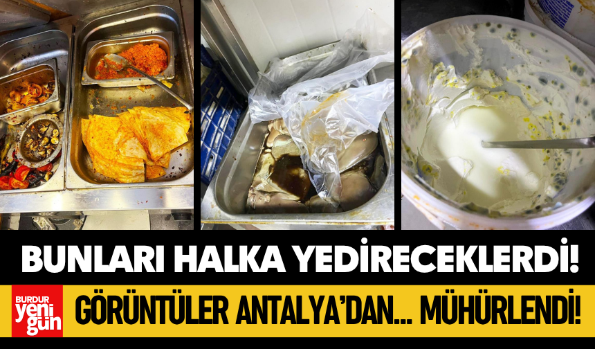 Bozulmuş meze, et ve et ürünleri kullanan restoran mühürlendi