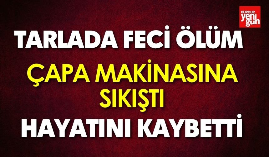 Komşuda Feci Kaza: Çapa Makinesine Sıkıştı