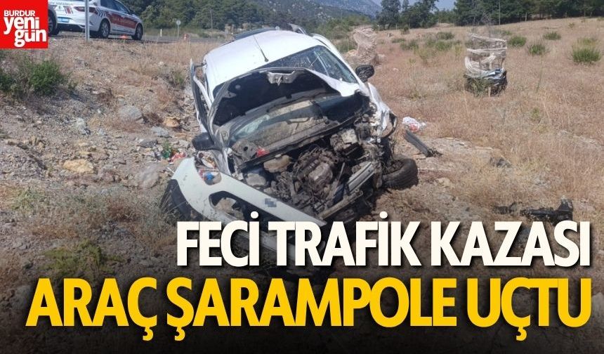 Direksiyon Hakimiyetini Kaybetti, Araç Uçuruma Yuvarlandı