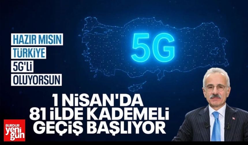 İletişimde Yeni Dönem! 81 İlde 5G Başlıyor