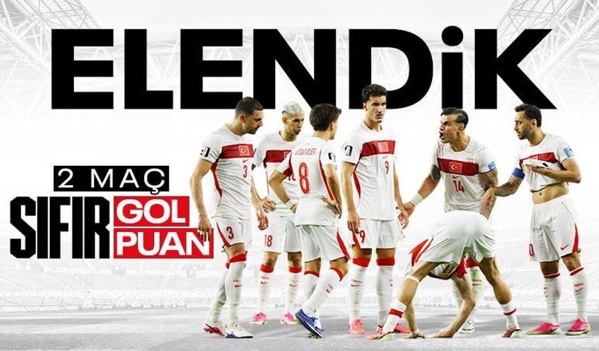 Yine Yenildik! Dünya Kupasına Milli Takım Veda Etti!