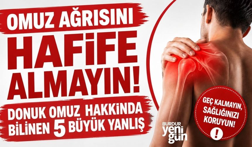 Omuz Ağrısını Hafife Almayın! Donuk Omuz Hakkında Doğru Bilinen 5 Büyük Yanlış