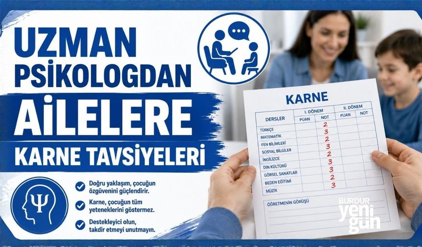 Uzmanından Velilere Karne Uyarısı!
