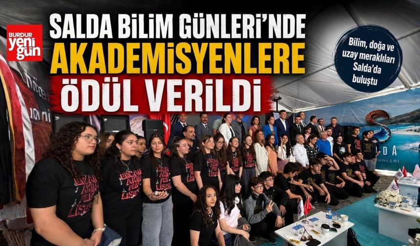 Salda Bilim Günleri’nde Akademisyenlere Ödül Verildi