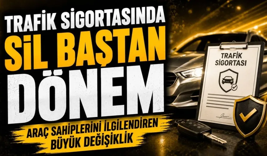Araç Sahiplerini İlgilendiren Büyük Değişiklik: Trafik Sigortasında Sil Baştan Dönem