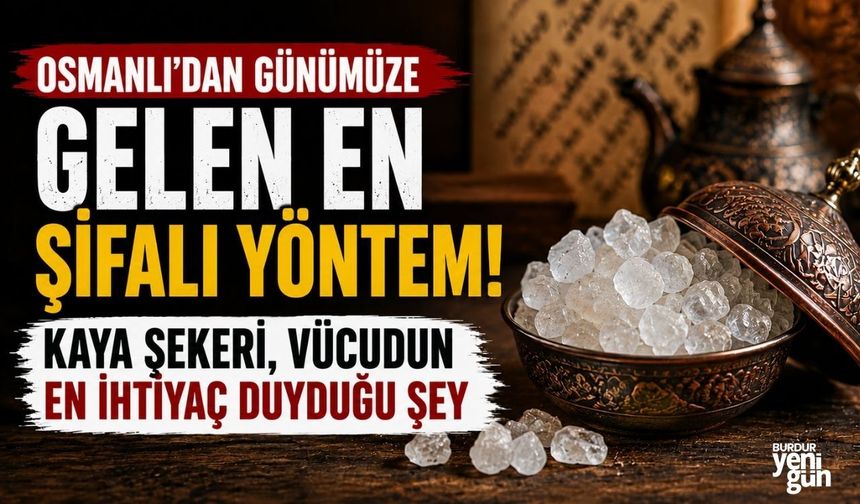 Osmanlı’dan günümüze gelen en şifalı yöntem! Kaya şekeri, vücudun en ihtiyaç duyduğu şey