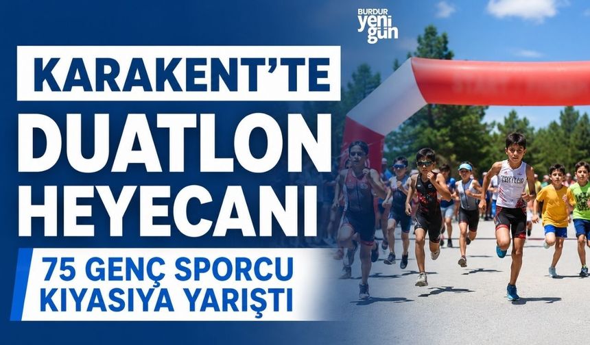 Karakent’te Bölgesel Triatlon Ligi Duatlon Heyecanı