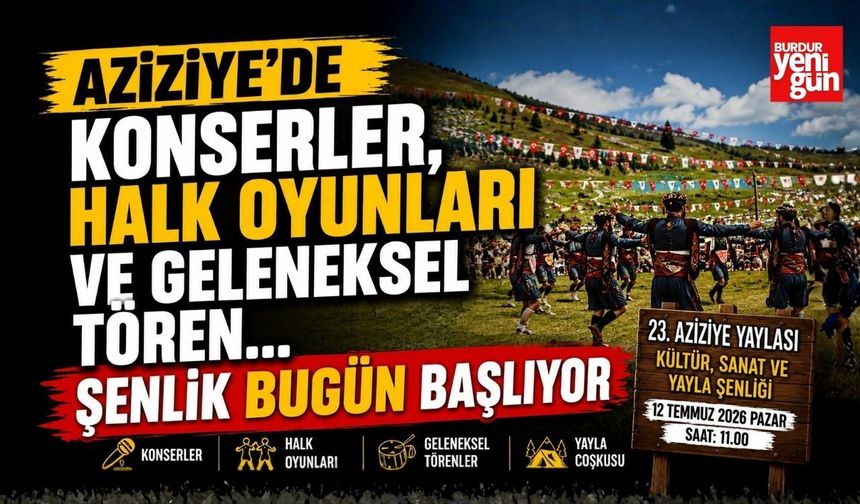 Aziziye'de Konserler, Halk Oyunları ve Geleneksel Tören... Şenlik Bugün Başlıyor
