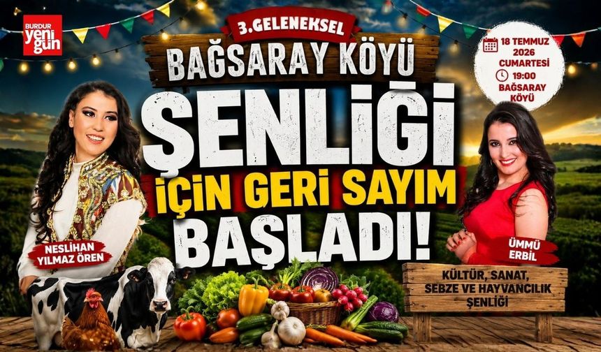 Bağsaray Köyü Şenliği İçin Geri Sayım Başladı