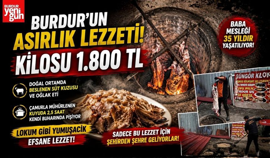 Burdur'un Asırlık Lezzeti! Kilosu 1.800 TL