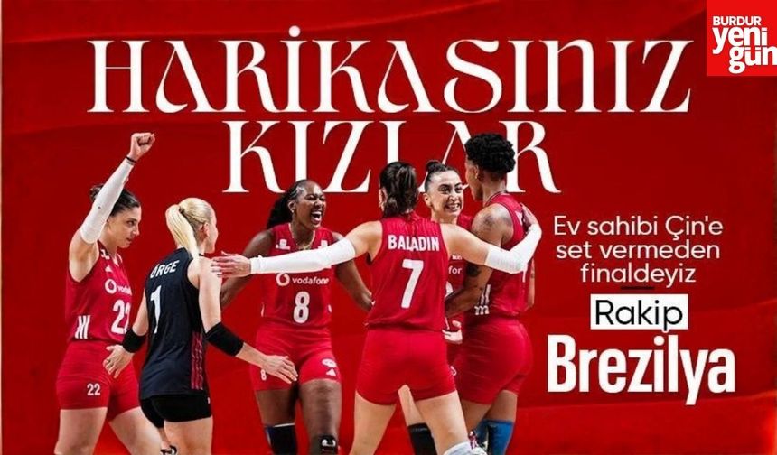 A Milli Kadın Voleybol Takımı, Milletler Ligi'nde finalde