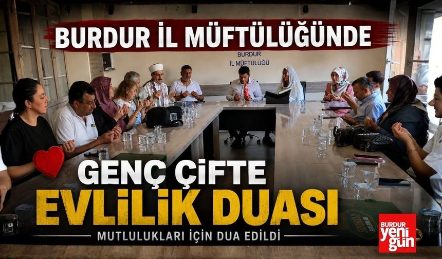 Burdur İl Müftülüğünde Genç Çifte Evlilik Duası