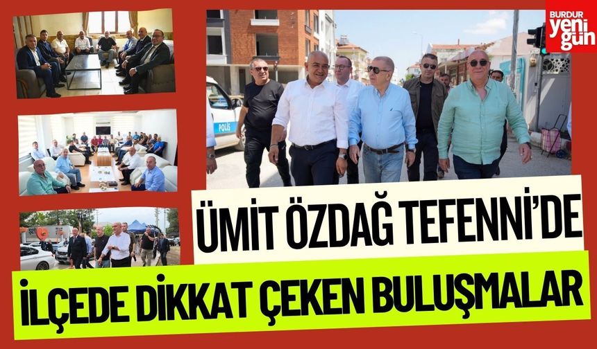 Ümit Özdağ Tefenni'de! Emekliler ve Çiftçilerle Buluştu
