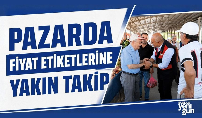 Pazarda Fiyat Etiketlerine Yakın Takip