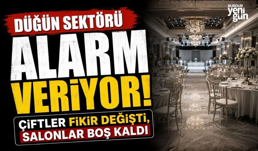 Düğün sektörü alarm veriyor! Çiftler fikir değiştirdi, salonlar boş kaldı